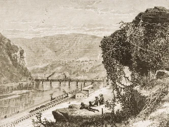 Harpers Ferry, Virginie-Occidentale, vers 1880